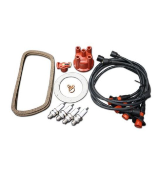 Kundendienst SET Bosch Zündkerzen W8AC , Zündkabel, Verteilerkappe VW Käfer Golf 1 Bus T2 T3 Karmann Ghia (Verteilerkappe Käfer , Zündkabel Käfer , Zündkerzen Käfer W8AC, Unterbrecherkontakt VW Käfer) ab 68
